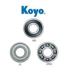 KOYO Bearing 6000 - 6412 Series - Open - 2RS - 2Z - C3 - *Choose your size*