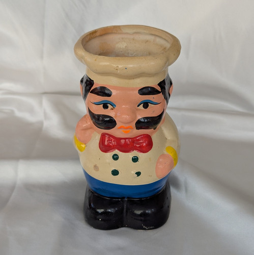 Vintage ceramic fat - ceramic, chef
