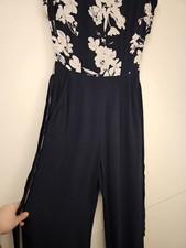 Laura Ashley Navy Floral Wide