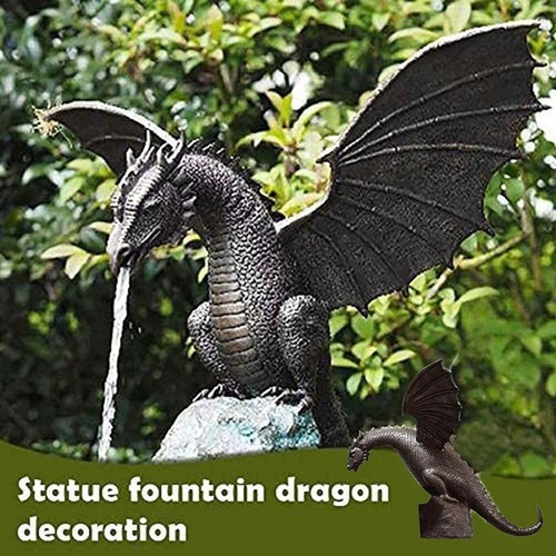 Garden dragon statue fountain - statue,
