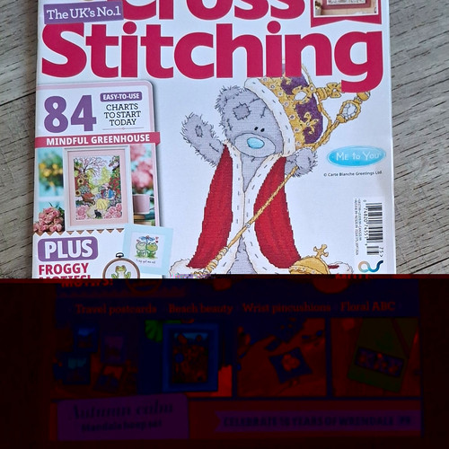 Cross stitching magazine - stitching, issue