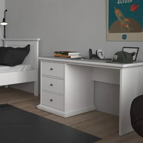 Paris drawer desk white - desk,