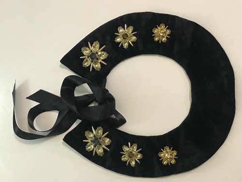 Black collar for ladies shirt - ladies,