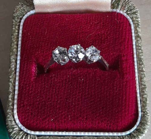 Rolled gold ring - size, o