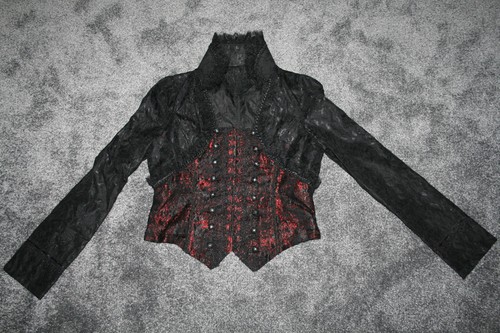 Punk rave womens gothic jacket - punk,