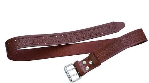 Leather utility kilt - kilt, belt