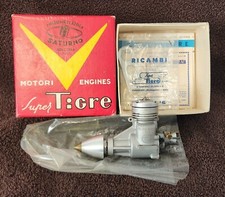 Supertigre G15 RV (2,5cc) 1960's 1st Series Glow Engine w/ Papers NIB!