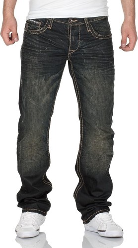 Cipo baxx men denim black - denim,