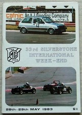 SILVERSTONE 28/29 May 1983 MG