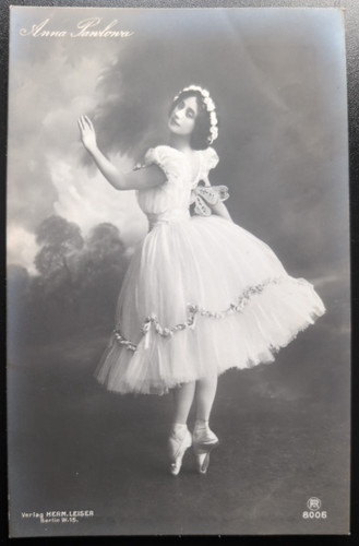 Vintage postcard anna - anna, pavlova