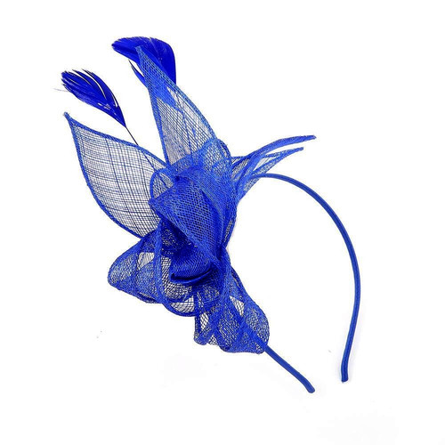 Women feather loop fascinator - feather,