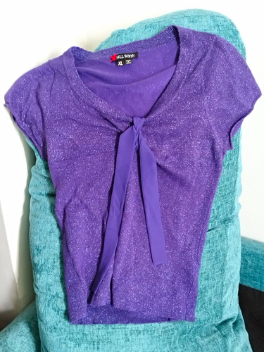 Hell bunny purple glitter - bunny, knit
