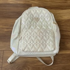 River Island Womens White Love Heart Back Pack 