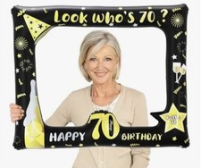 Inflatable selfie frame 70th - selfie,