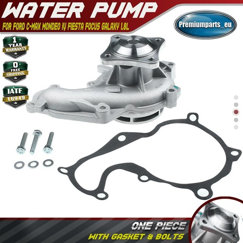 Water pump with gasket - with, &