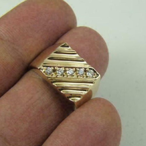14k yellow gold over - 0.25, ct