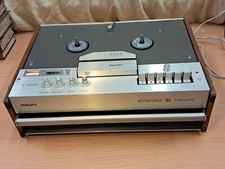 Vintage Philips 4404 Stereo 4 Track Reel To Reel Tape Recorder Player for Parts