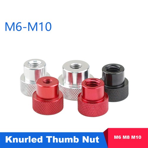 M10 aluminium knurled - m8,