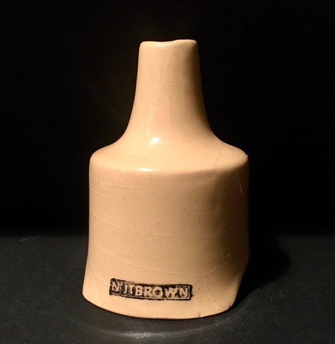 Vintage ceramic nutbrown - vintage,