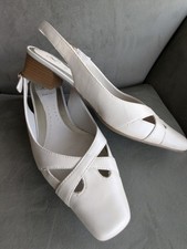 K Shoes Cream Slingback Low