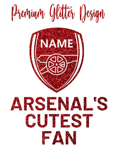 Arsenal themed babygrow