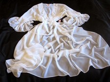 Long Chiffon Dressing Gown
