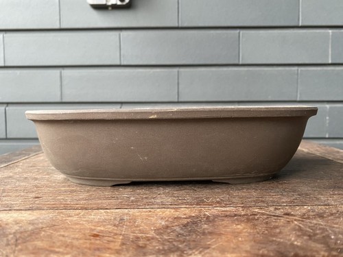 Bonsai pot oval - bonsai, mud