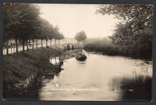 Postcard Ringwood New Forest Hampshire river Avon Bridge early RP by Rood Bros