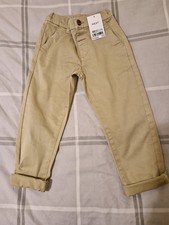 Next Boys Chinos Trousers Size 3-4 Years