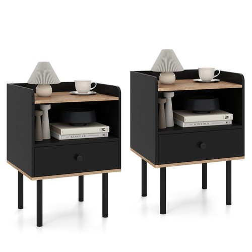 Set bedside table with - set,