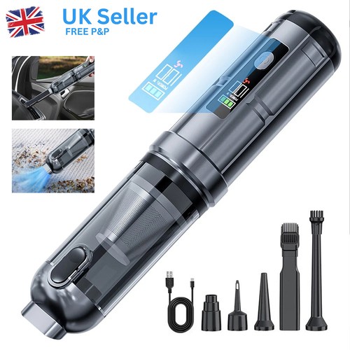 Powerful car vacuum - 4-in-1,