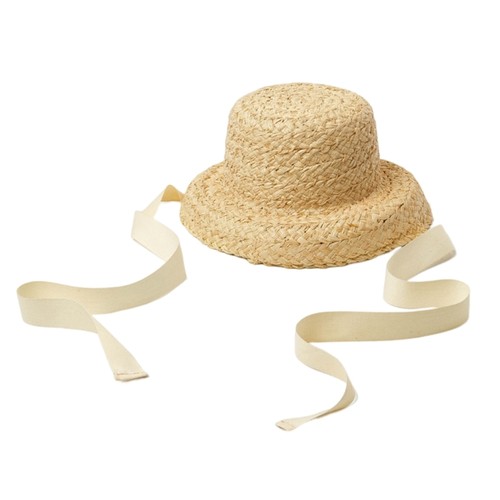 Large brim flat top hat - hat, for