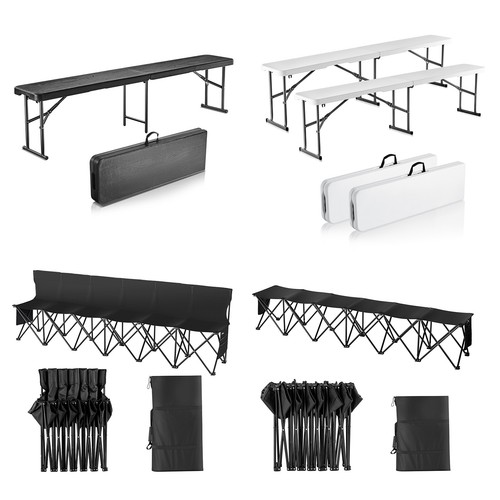 Uimoso 124in folding bench - 72-124in,