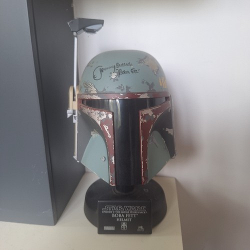 Signed boba fett helmet - fett,