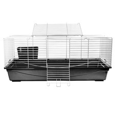 KCT SMALL INDOOR PET CAGE 120CM SINGLE LEVEL DARK GREY HOME HOUSE ANIMAL RABBIT