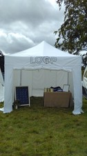 GALA TENT 3m x 3m White Pop Up