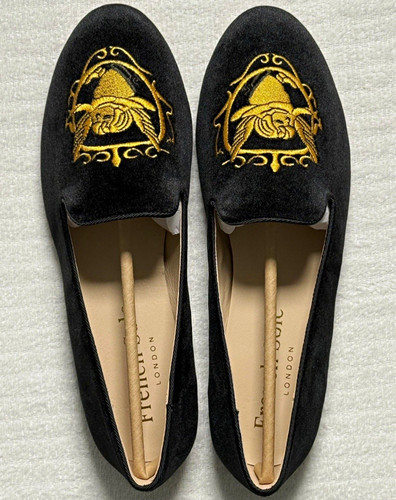 Hefner black velvet gold - black,