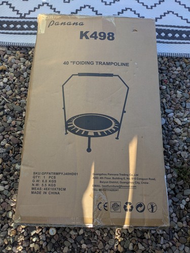 Folding trampoline with - 40",