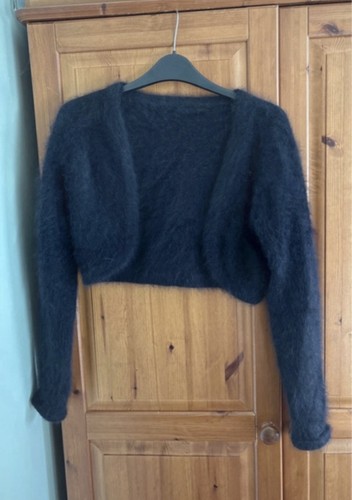 Vintage mohair cardigan bolero - mohair,