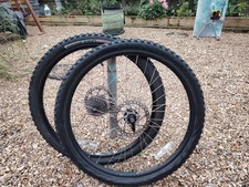 Specialized Black  Alex Rims 26" mountain Bike Wheelset disc brakes good used