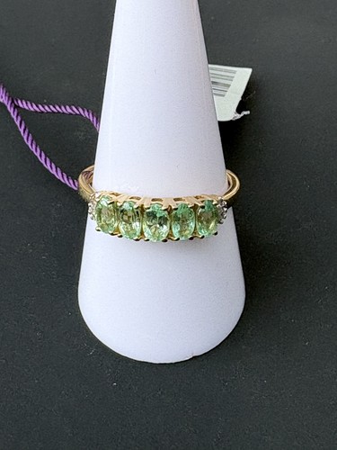Hallmarked 14k gold emerald - gold,
