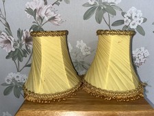 Pair Of Small Yellow Gold Trim