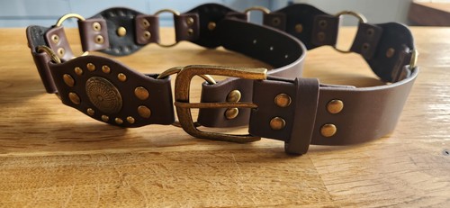 Dark brown gold - gold, chain