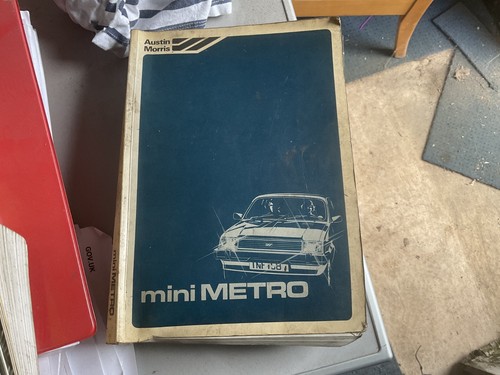 Mini metro work shop manual - mini,