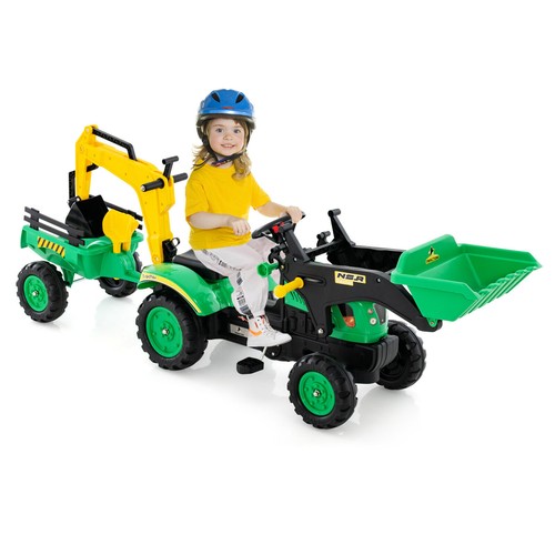 Kids ride on excavator - in, 1