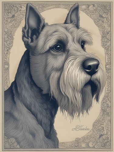 Scottish terrier vintage - terrier,