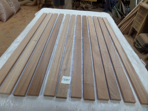 Hardwood garden bench slats - hardwood,