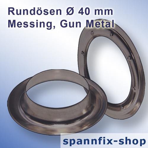 Round eyelets mm brass - eyelets,