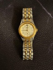 KENZO gold silver analog watch