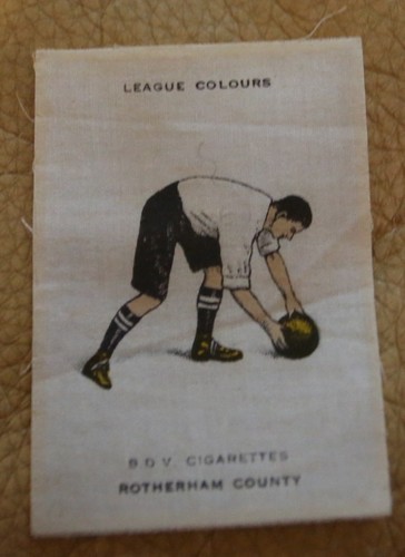 Rotherham county 1922 silk - county, fc